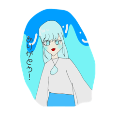 [LINEスタンプ] ❄雪女❄️️