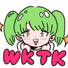 [LINEスタンプ] wktkスタンプ vol.1