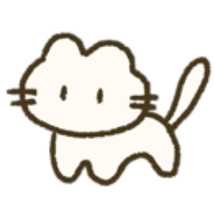 [LINEスタンプ] かわちいねこのようせい