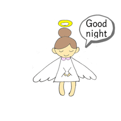 [LINEスタンプ] 天使の気持ち〜English〜