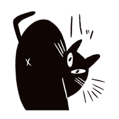 [LINEスタンプ] ユルくろねこのスタンプ