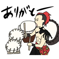 [LINEスタンプ] 和太鼓HIROKI