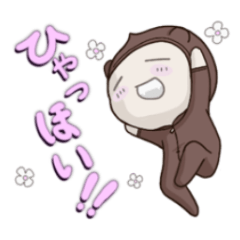 [LINEスタンプ] くりさるさん01