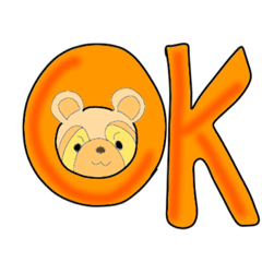 [LINEスタンプ] あらいぐまのコウ でか文字・お顔