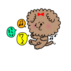 [LINEスタンプ] 綿あめっぽい犬vol.1