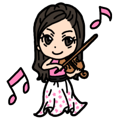 [LINEスタンプ] 楽器のおねえさん・おにいさん