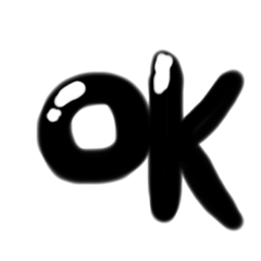 [LINEスタンプ] くろのまるもじすたんぷ