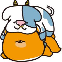 [LINEスタンプ] 龍熊と青牛