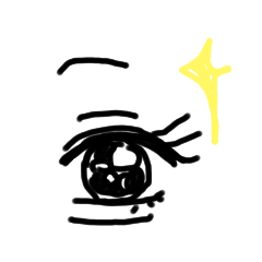 [LINEスタンプ] 目で気持ちを伝えるスタンプ♡