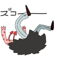 [LINEスタンプ] ドジッ子 ONE PIECE