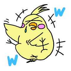 [LINEスタンプ] 鳥たちの日常ことば