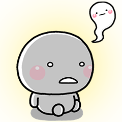 [LINEスタンプ] 簡單好用貼圖♡白圓君