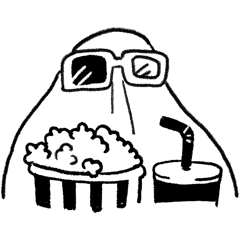 [LINEスタンプ] my little ghost...