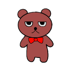 [LINEスタンプ] くまさんの喜怒哀楽。