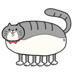 [LINEスタンプ] すごい猫