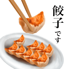 [LINEスタンプ] 一口 餃子 です