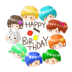 [LINEスタンプ] ちびキャラ祭り