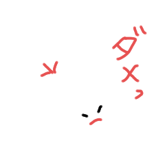 [LINEスタンプ] 白いまるい何か