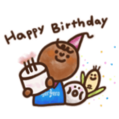 [LINEスタンプ] ジェロムさんと世界のたべものたち