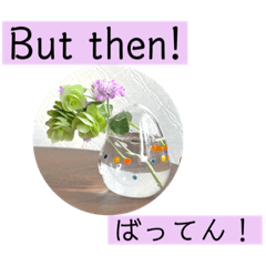 [LINEスタンプ] 英語と佐賀弁と薔薇と緑