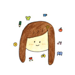[LINEスタンプ] 女の子のかわいい日常