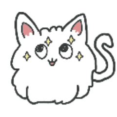 [LINEスタンプ] ねこだんご 0ω0