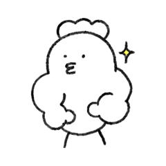 [LINEスタンプ] ちきんむきむき