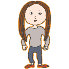 [LINEスタンプ] いろんなガール1-40