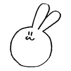 [LINEスタンプ] うさぎさん (日常)