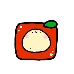 [LINEスタンプ] りんごサン