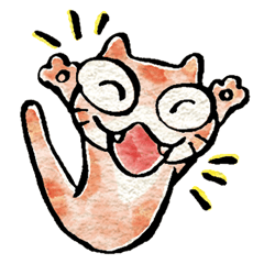 [LINEスタンプ] amanjacの和紙猫