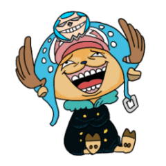 [LINEスタンプ] ONE PIECE 愉快な仲間達集合！！日常編