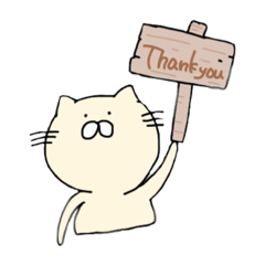 [LINEスタンプ] のみ、ねこ