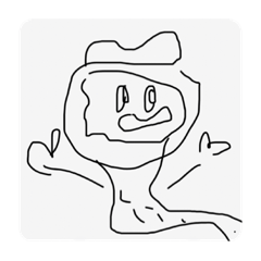 [LINEスタンプ] ニョロニョロワクワクラブリー