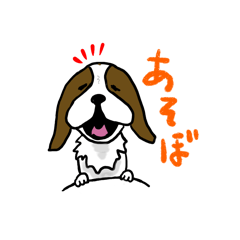 [LINEスタンプ] キャバリア犬の楽しい日常