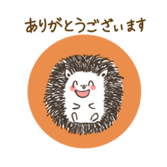 [LINEスタンプ] ハリするハリネズミ