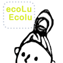 [LINEスタンプ] ecoLu Ecolu メッセージスタンプ