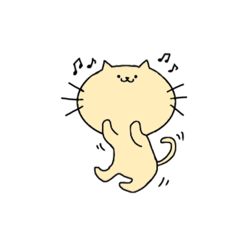 [LINEスタンプ] 考えてることが伝わるねこ