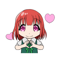 [LINEスタンプ] ワンピースちゃん