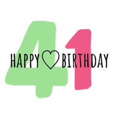 [LINEスタンプ] happy♡birthday 2