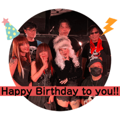 [LINEスタンプ] 大好きLA族お誕生日