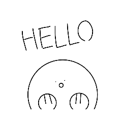 [LINEスタンプ] 外国人のホワイトくん