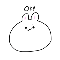 [LINEスタンプ] うさぎちゃゃ