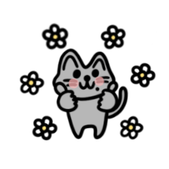 [LINEスタンプ] こねこちゃん, ハ・オン