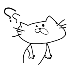 [LINEスタンプ] しろくろねこちゃんず