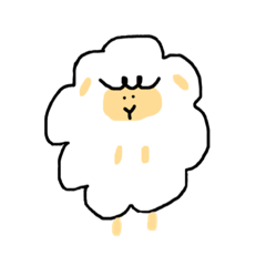 [LINEスタンプ] ひつじのめえちゃん