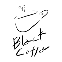 [LINEスタンプ] BLACK......