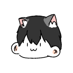 [LINEスタンプ] 猫耳の生えたやつ。