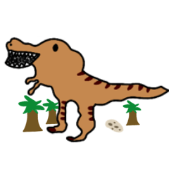 [LINEスタンプ] ゆるい恐竜たちの日常