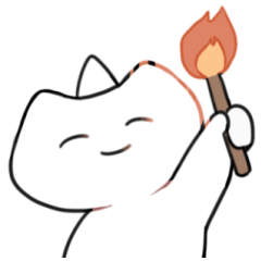 [LINEスタンプ] つのねこちゃん